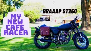 My Cafe Racer Motorcycle | BRAAAP ST250 | Auran K VLOGS | MOTOVLOG