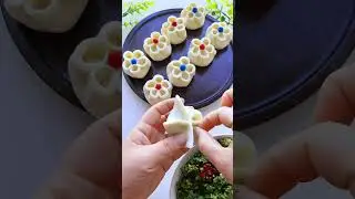 好吃又好做的花朵蒸饺子教程分享#抖音美食推荐官#舌尖上的美食#饺子这样包好看又好吃#花式面点 #学会快去试试吧