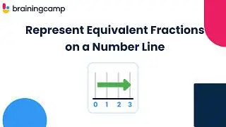 Represent Equivalent Fractions on a Number Line | Brainingcamp