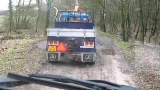 toeren met de unimogs
