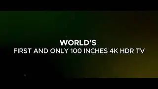#VULEDTV#4K Vu 100-inch 4K Super TV launched in India