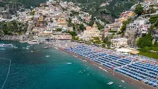 Positano, Italy by Drone