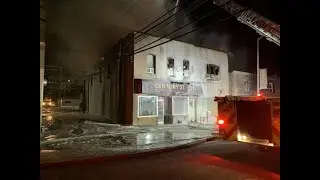 Downtown Fire Kenora March 18, 2020