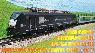 PKP CARGO INTERNATIONAL 189-151 Roco 62435 UNBOXING AND TEST DRIVE (UHD - 4K !)