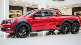 Nova Volkswagen Saveiro Extreme 6x6 2026 em Vermelho Apaixonante | Pre&ccedil;o, Design e Surpresas