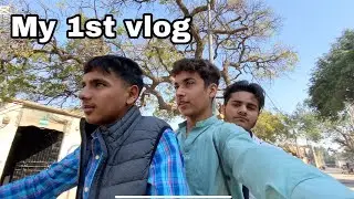My 1st vlog🥰Going to bord office with friends😂Bike per larai ho gai😱