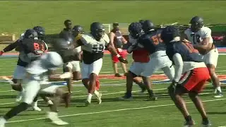 Virginia State holds 4th practice of training camp