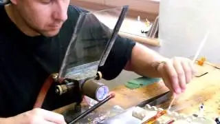 Production of glass figurines - Ukázka výroby skleněných figurek