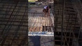 Underground Water Tank Slab Reinforcement | #shorts | Civil Inside |