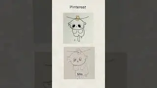 Pinterest vs Me 📍 ✨ #drawing #art #shortsfeed #shortvideo #trending