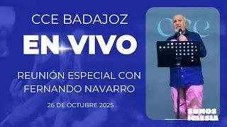 EN VIVO - Fernando Navarro 26/10/2025 | CCE Badajoz