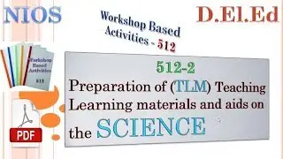 Preparation of TLM on SCIENCE 512-2. (in HINDI) WBA-512