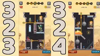 How to Loot - Pin Pull & Hero Rescue Level 323 & 324