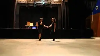 Intermediate Lindy Hop Dips & Tricks (Matrix Dip, Between Legs Slide, Shinbuster)