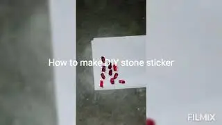 How to make DIY stone stickers at home