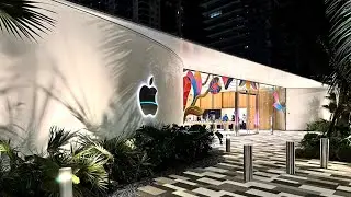 APPLE MIAMI WORLDCENTER NEWEST STORE 15,000 SQ FEET in 4K 60FPS UHD
