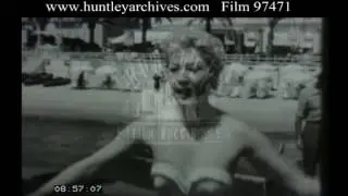 Nautical Fun In Cannes, 1950s - Film 97471