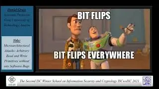 Daniel Gruss : Microarchitectural Attacks: Arbitrary Read and Write Primitives