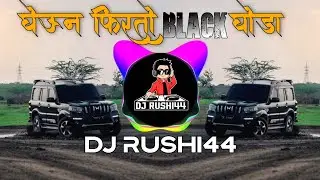 घेऊन फिरतो ब्लॅक घोडा | Dj rushi44 | gehun firto black Ghoda 🖤 #djsong 