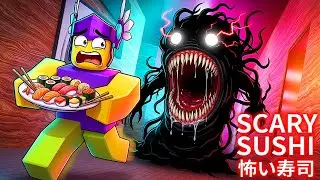 SHAWARMA DE SUSHI? Cozinhei para MONSTROS DEVORADORES de PESSOAS no Roblox!