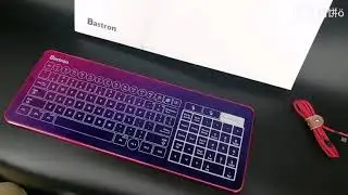 Bastron wired glass touch keyboard B10