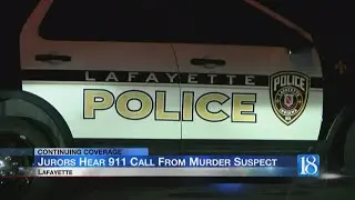 Jurors hear murder suspect's 911 call in delivery driver shooting