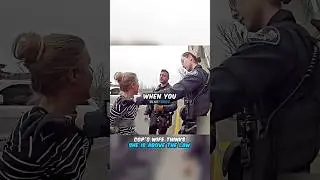 Жена полицейского думает, что она выше закона 😱🤯