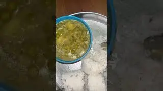 Today&rsquo;s menu Puttu and peas curry | kerala dishes homemade #btmlayout #trending #shorts