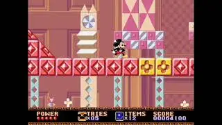 Mickey Mouse Castle of illusion (((SEGA))) Walkthrough