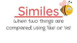 Simile/s // What is simile?// Easy and simple definition of similes