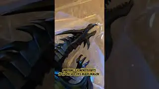 #unboxing #new #shmonsterarts #yugioh Red Eyes Black #dragon 🔥 #toys #tamashiinations #actionfigures
