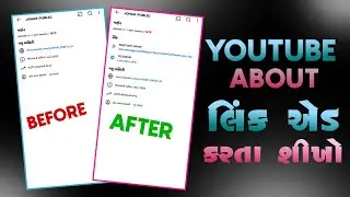 How To YouTube About Telegram Link Add / Instagram link youtube about me kaise Dale 