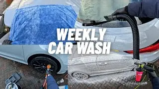 A Weekly Car Wash/Detail Routine ASMR