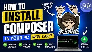 how to install composer in your pc very easy