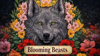  Blooming Beasts 🌸 | Long Relaxing Animal Coloring Video
