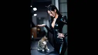When a Cat Girl Meets Cats Pure Joy Unfolds! 22