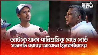 এক বছর ধরে আটকে আছে পারিশ্রমিক, দাবি নিয়ে বিসিবিতে ক্রিকেটাররা! | BCB | Sea Sports