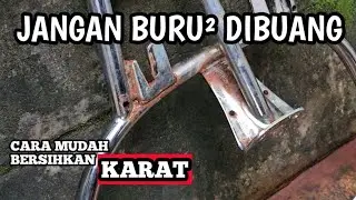 CARA.MUDAH MEMBERSIHKAN.KARAT | how.to rust.remover | CAR.DETAILING tutorial