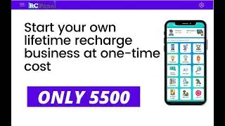 Start your own lifetime recharge business at one-time cost  ONLY/5500
