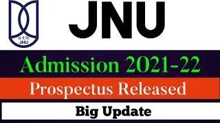 JNU Admission 2021 Prospectus Released | JNU Admission Form apply Date?| JNU Exam Date?| Entranceपूर