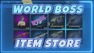 WORLD BOSS ITEM STORE 10-02-23 | HEART SMG, RAZ #worldboss