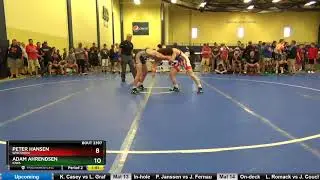 Cadet Men 152 Peter Hansen Wisconsin Vs Adam Ahrendsen Iowa