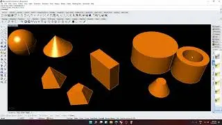 Default 3D shape in Rhinoceros V6#cadtamil #golddesign #rhinocerostamil #jewllerydesigntamil #tamil