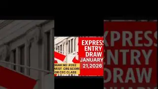 EXPRESS ENTRY DRAW UNDER CEC,LOWEST CRS SCORE #shortsviral#pr#ircc #cec #immigrationca