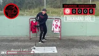 Hockey Training At HOME. Follow Along Stickhandling Challenge! WEEK 8 Day 4 of 4