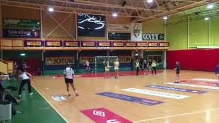 4 mot 4 med kantskudd og kontring