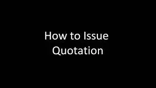 MILLION STOCK CONTROL SYSTEM | How To Issue Quotation (Tutorial Video) IPOHONLINE