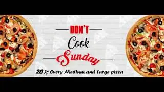 Roms Pizza - Sunday special offers