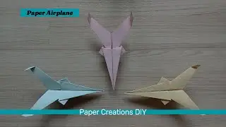 Paper Airplane ✈️ | Easy Fold & Fly Paper Plane Tutorial