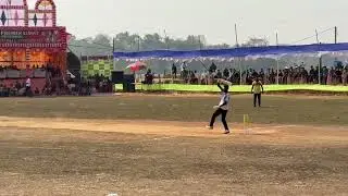ONE HANDED SHOT/ହୀରାଲାଲ ମେଣ୍ଡିସ ଗୋଟେ ହାତରେ boundary ମାରିଲେ ବିଶ୍ୱରଂଜନ (ଚିନୁ )ଙ୍କୁ 